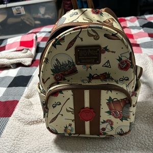 Original loungefly Harry Potter mini back pack, never carried like new